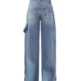 Jeans balloon con dettagli workwear 105542 A2RPPJD PINKO 