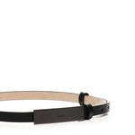 Cintura in pelle con placca logata<BR/> 2514501013600 001 MAX MARA 