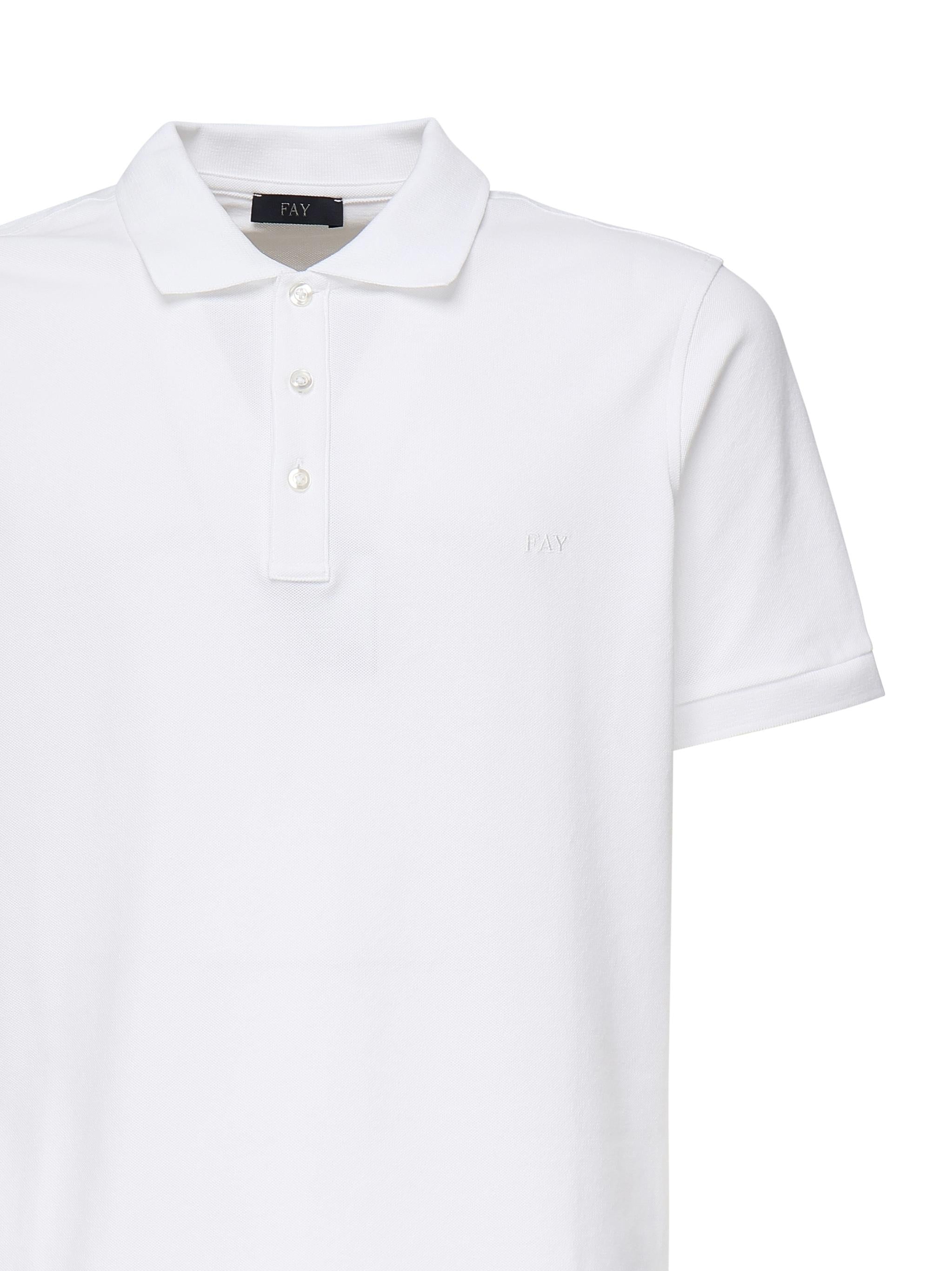 Polo in Piquet NPMB250144STDW B001 FAY 