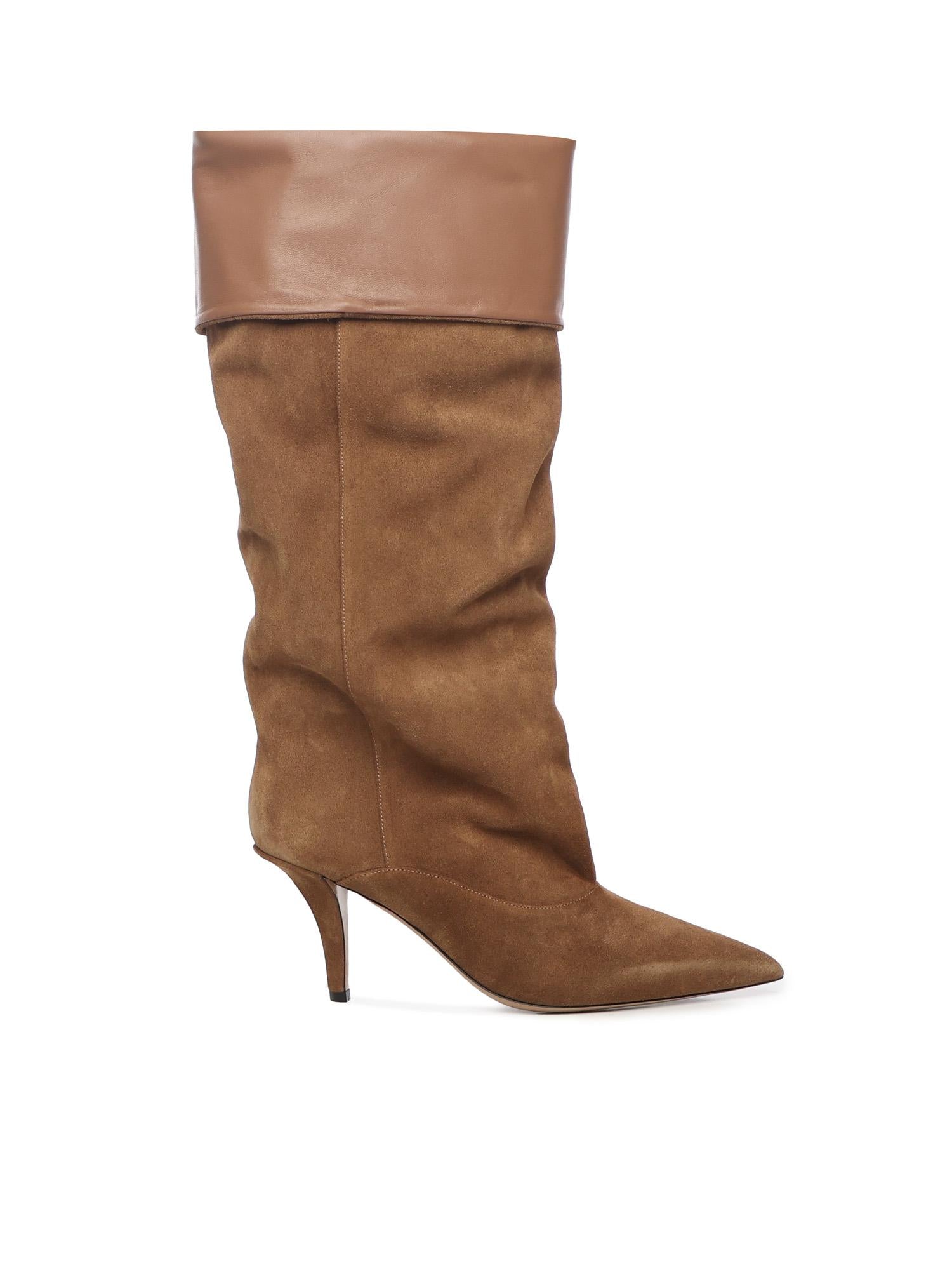Stivali in pelle scamosciata PX1685XV0SN SIGARO COGNAC PARIS TEXAS 