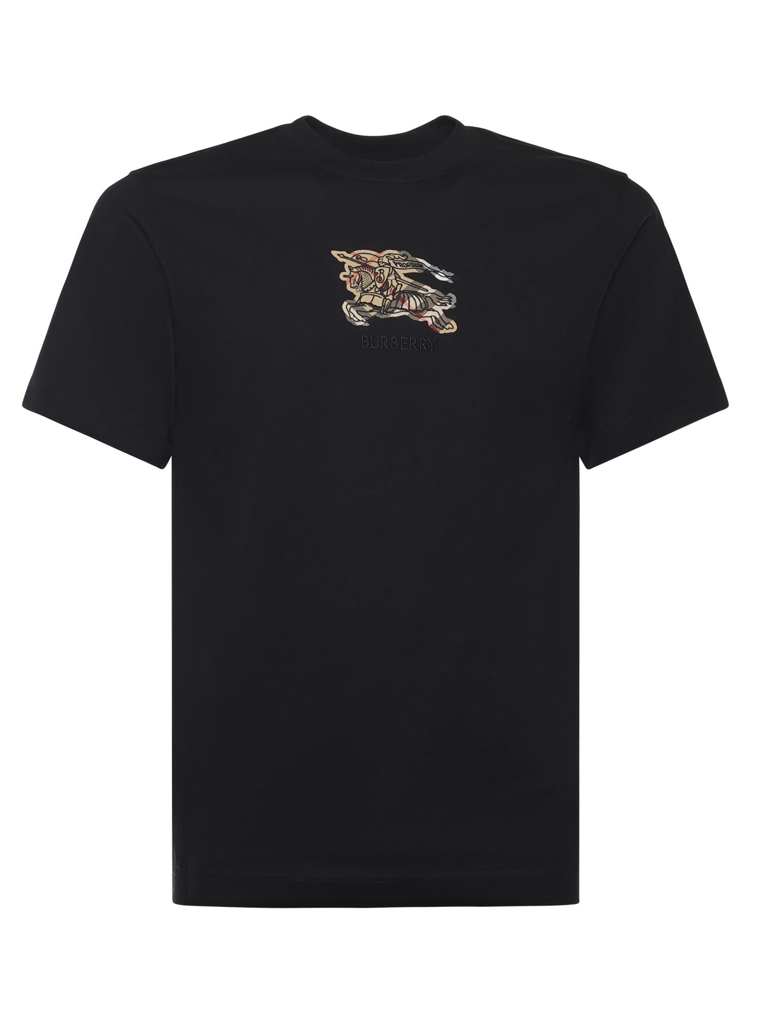 T-shirt Check in cotone 8116169 A1189 BURBERRY 