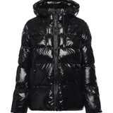 Piumino in crystal nylon con cappuccio 101597 A2P7Z99 PINKO 