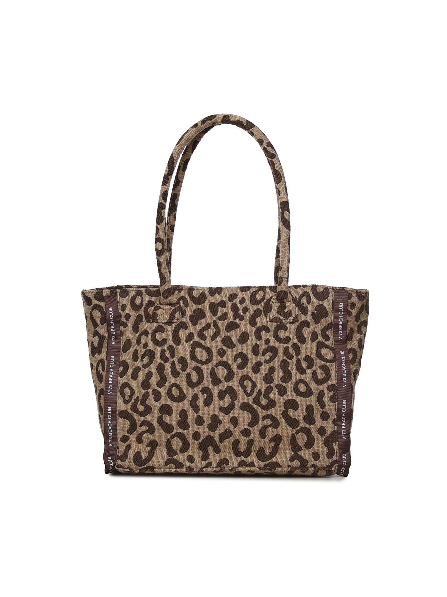 Borsa shopping mini con logo 73BS9MV02M ILENEBEIGE/MORO V° 73 