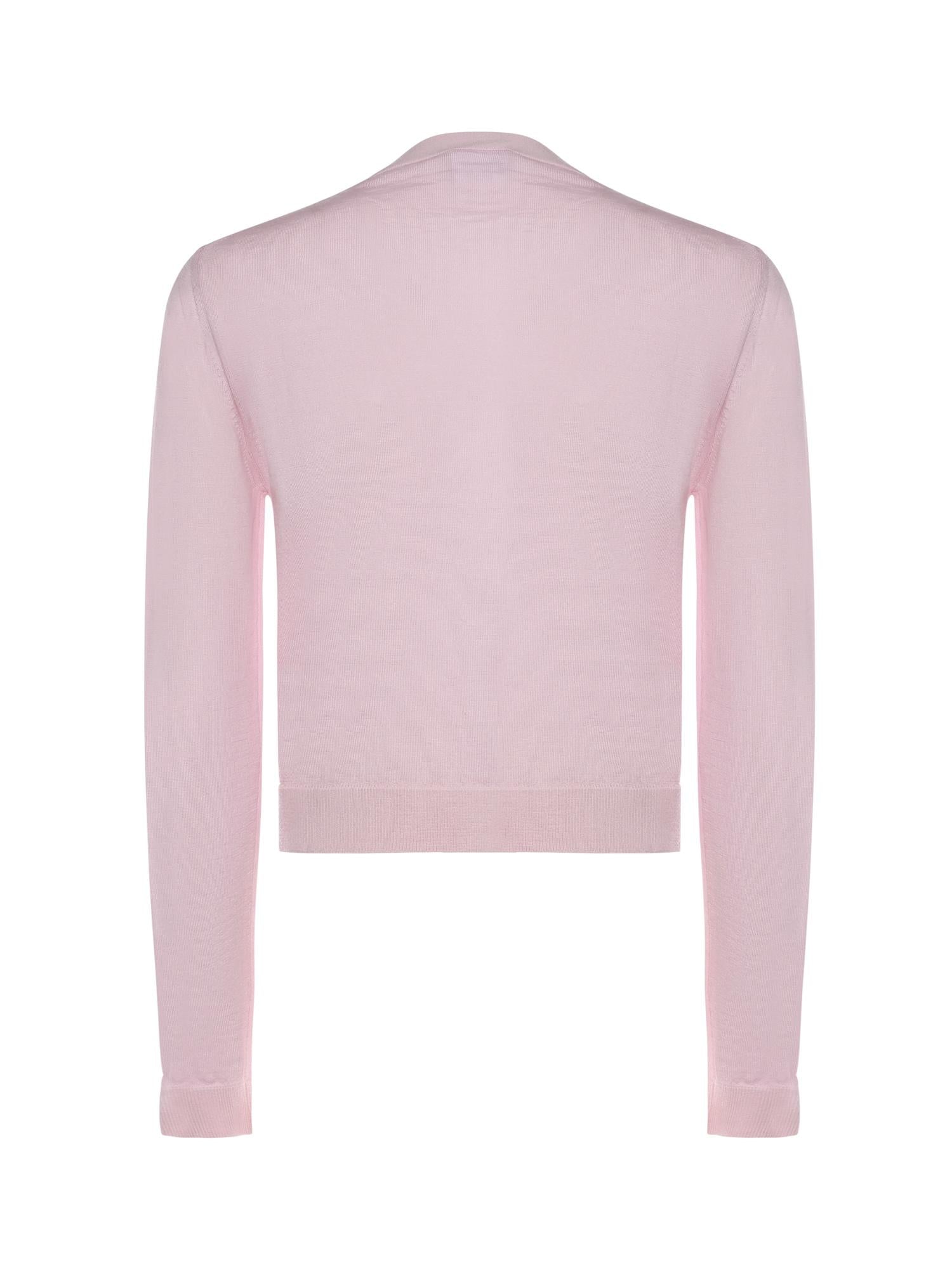 Cardigan in lana merino 126MGI045FI0071 5022 COURREGES 