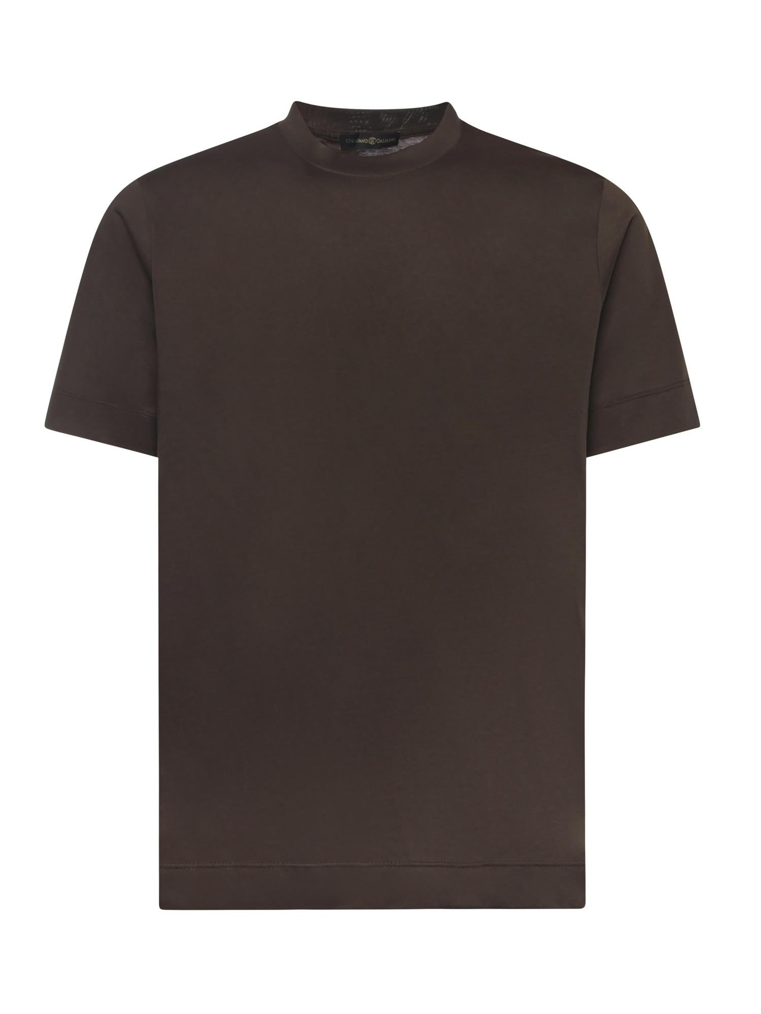 T-shirt in puro cotone AIGUE MORO GIULIANO GALIANO 