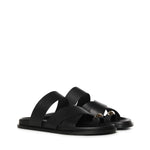 Sandali Plongè in pelle A57240 NERO CARMENS 
