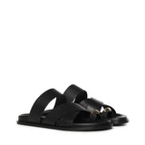 Sandali Plongè in pelle A57240 NERO CARMENS 