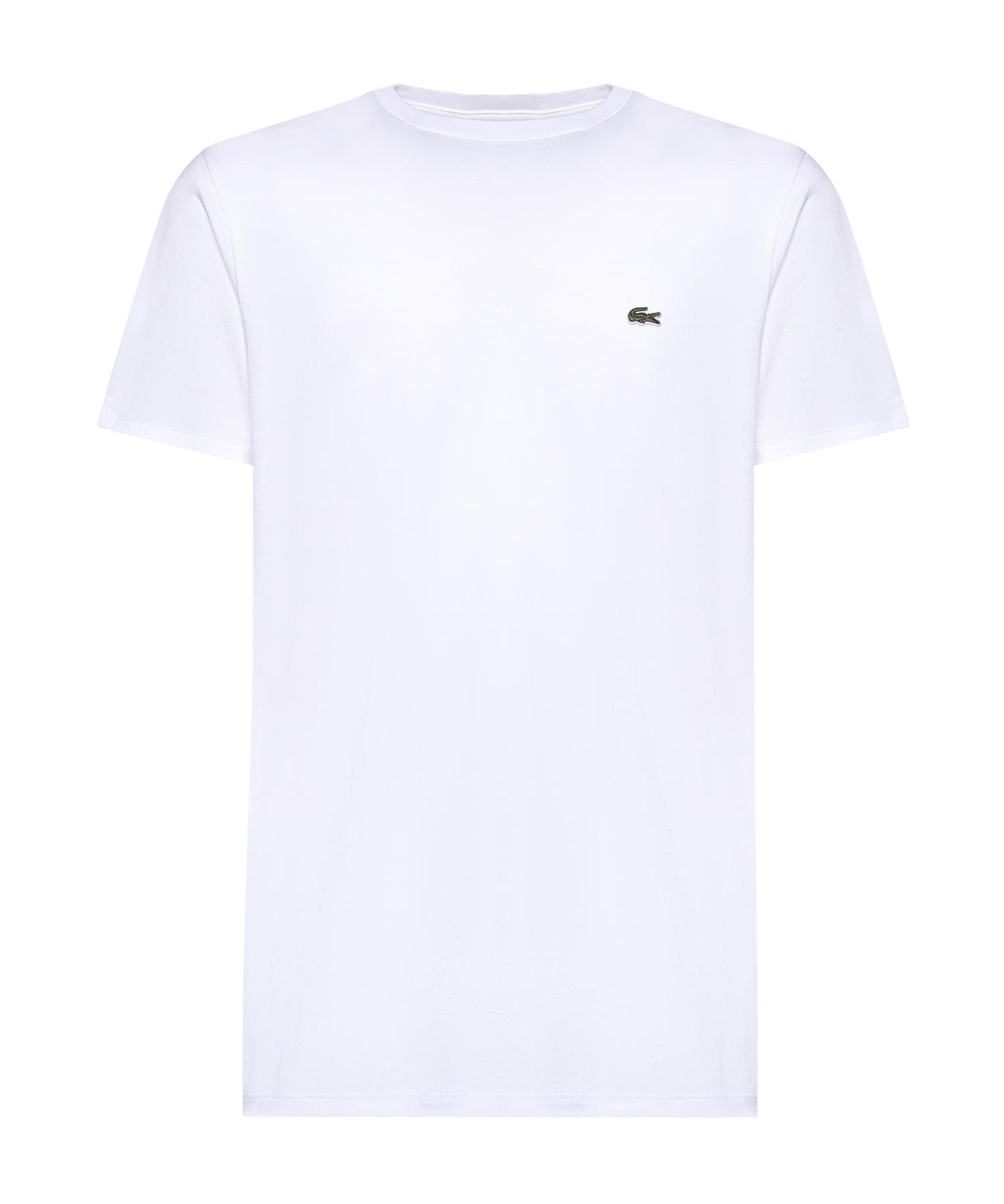 T-shirt in cotone con logo TH6709 001 LACOSTE 