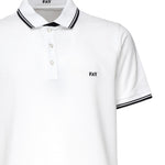 Polo in piqué con righe NPMB250140STDW B001 FAY 