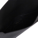 Pochette Uptown in pelle goffrata grain de poudre 565739 1GF0J1000 SAINT LAURENT 