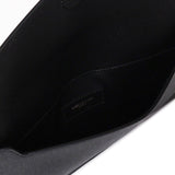 Pochette Uptown in pelle goffrata grain de poudre 565739 1GF0J1000 SAINT LAURENT 