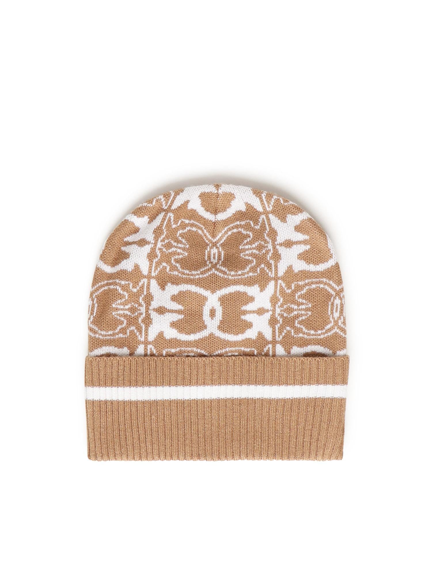 Berretto con logo jacquard 105991 A2YOMZ2 PINKO 