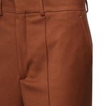 Pantaloni Dakota in suede 25FWNPN-0017 BROWN NINEMINUTES 