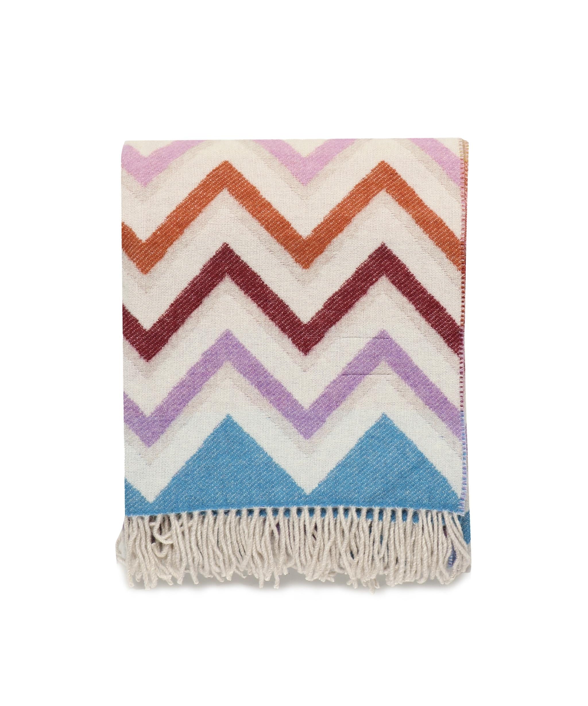 Plaid "watamu" in misto lana 1E3PL99110 100 MISSONI HOME 