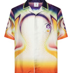 Camicia in seta con stampa MSS26SH003 01 CASABLANCA 