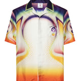 Camicia in seta con stampa MSS26SH003 01 CASABLANCA 