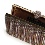 Clutch Crystal Kensington con cristalli 5569668609 BRONZE KURT GEIGER 