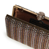 Clutch Crystal Kensington con cristalli 5569668609 BRONZE KURT GEIGER 