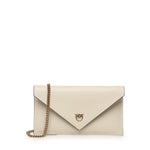 Bustina in pelle con logo Love Birds 105347 A0F1Z14Q PINKO 