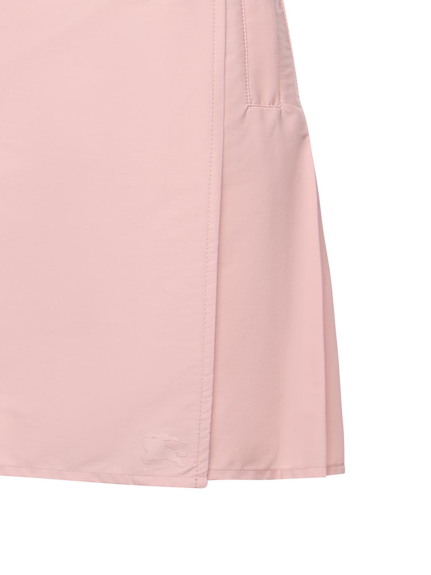 Minigonna in nylon stretch con pieghe 8118149 C4026 BURBERRY 