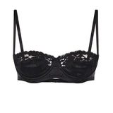 Reggiseno balconcino in raso di seta e pizzo O1E15T ON07MN0000 DOLCE & GABBANA 