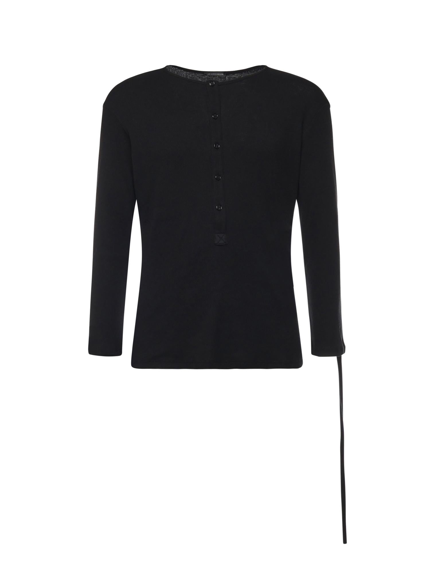 Top Ilyas Serafino in cotone B0013820 FA659099 ANN DEMEULEMEESTER 