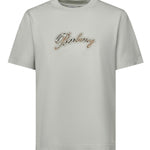 T-shirt in cotone con logo 8118970 C4011 BURBERRY 