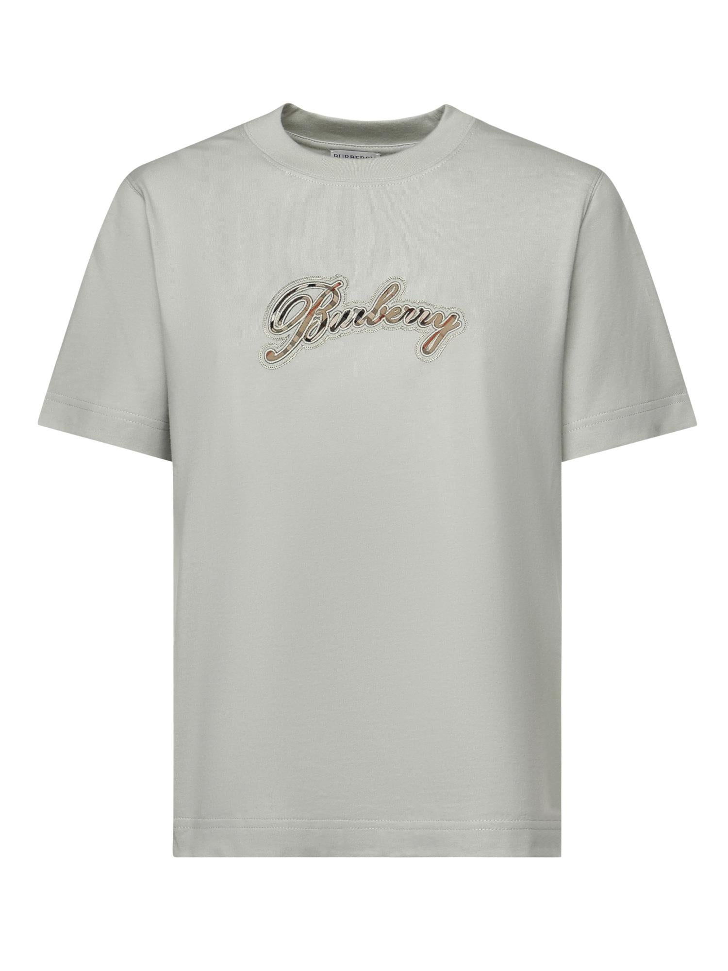 T-shirt in cotone con logo 8118970 C4011 BURBERRY 