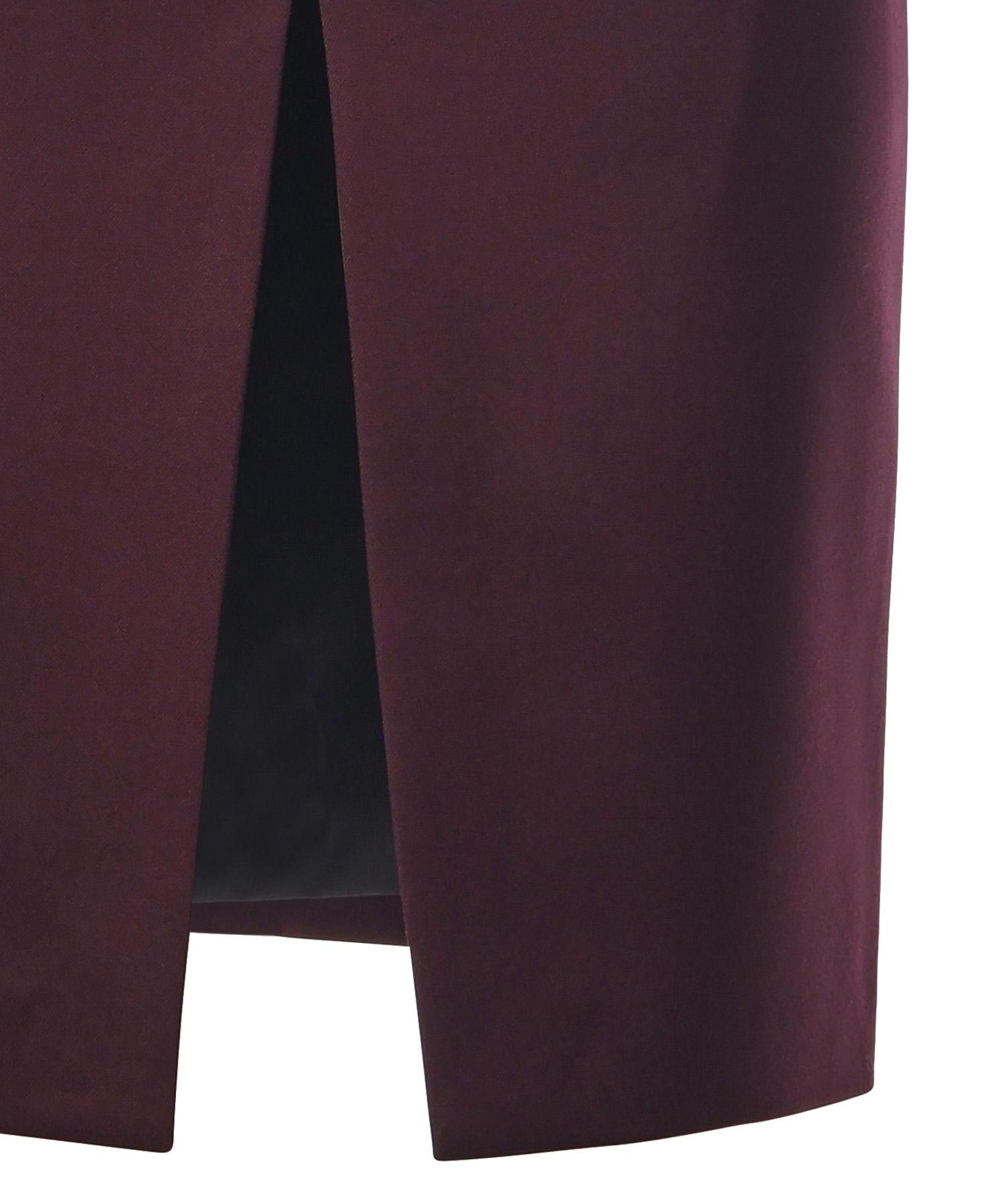 Gonna Pencil in flanella 26FWNGN-0001 BORDEAUX NINEMINUTES 