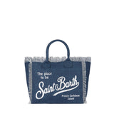 Borsa a mano Vanity in canvas di cotone VAMI001 03274H MC2 SAINT BARTH 