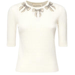 Top in cotone ricamato 7B3KC66C 9EGA03 VALENTINO GARAVANI 