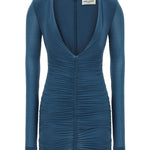 Abito in cupro 732870 Y5G893041 SAINT LAURENT 