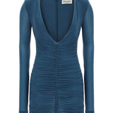 Abito in cupro 732870 Y5G893041 SAINT LAURENT 