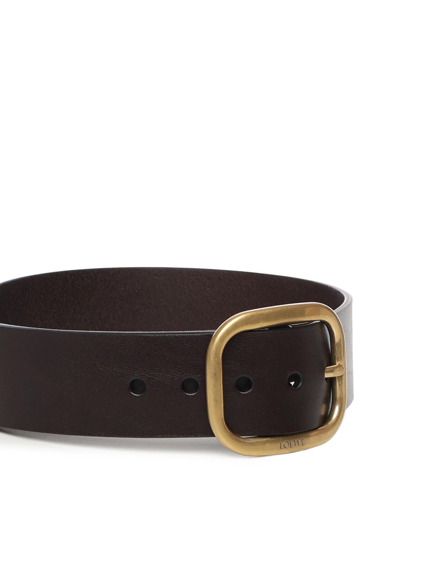 Cintura morbida arrotondata in pelle E619244XAI 3110 LOEWE 