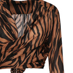 Top Wynn con stampa zebra TM170949B TNC130856 THE ANDAMANE 