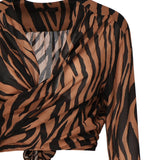 Top Wynn con stampa zebra TM170949B TNC130856 THE ANDAMANE 