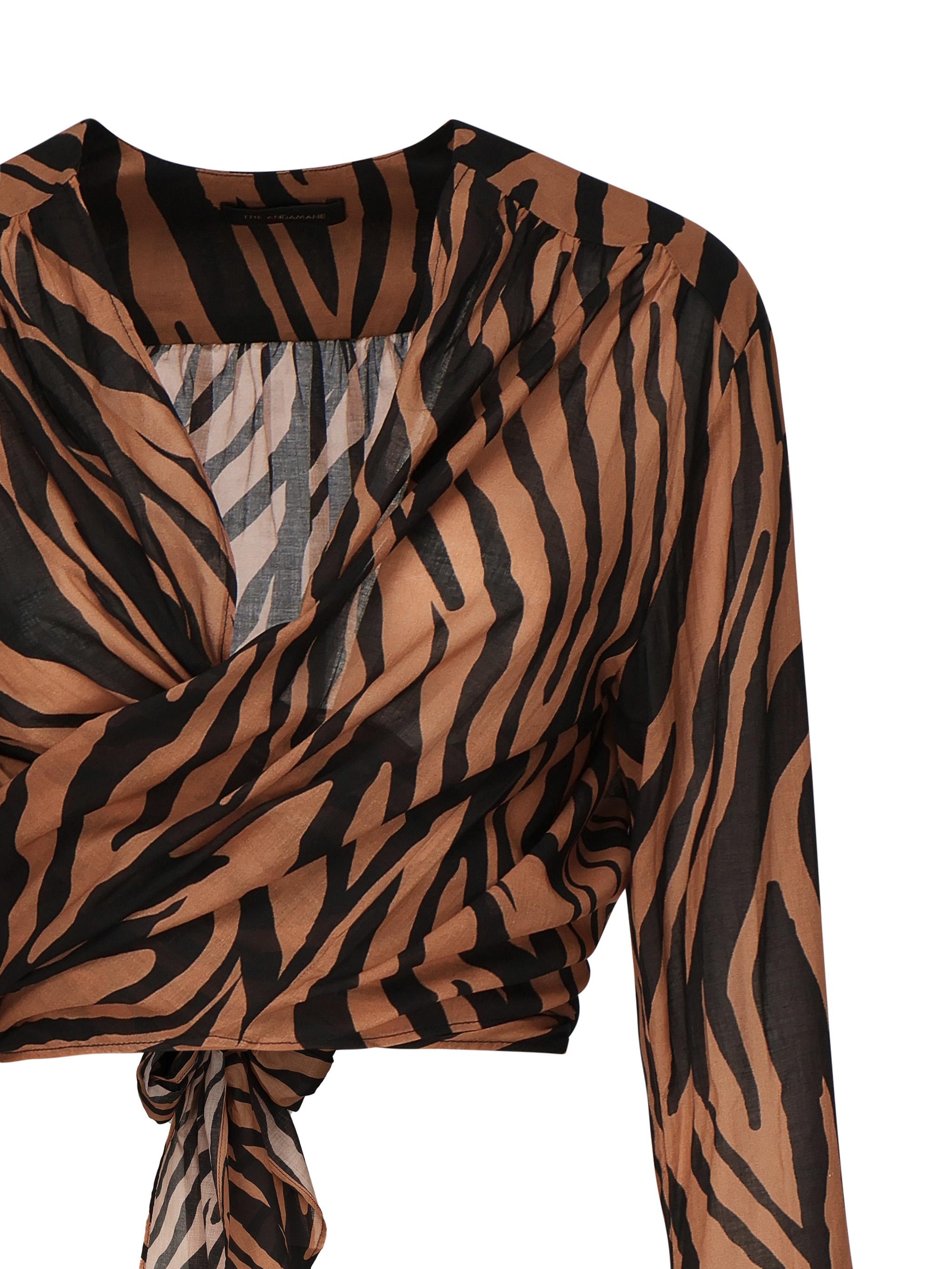 Top Wynn con stampa zebra TM170949B TNC130856 THE ANDAMANE 