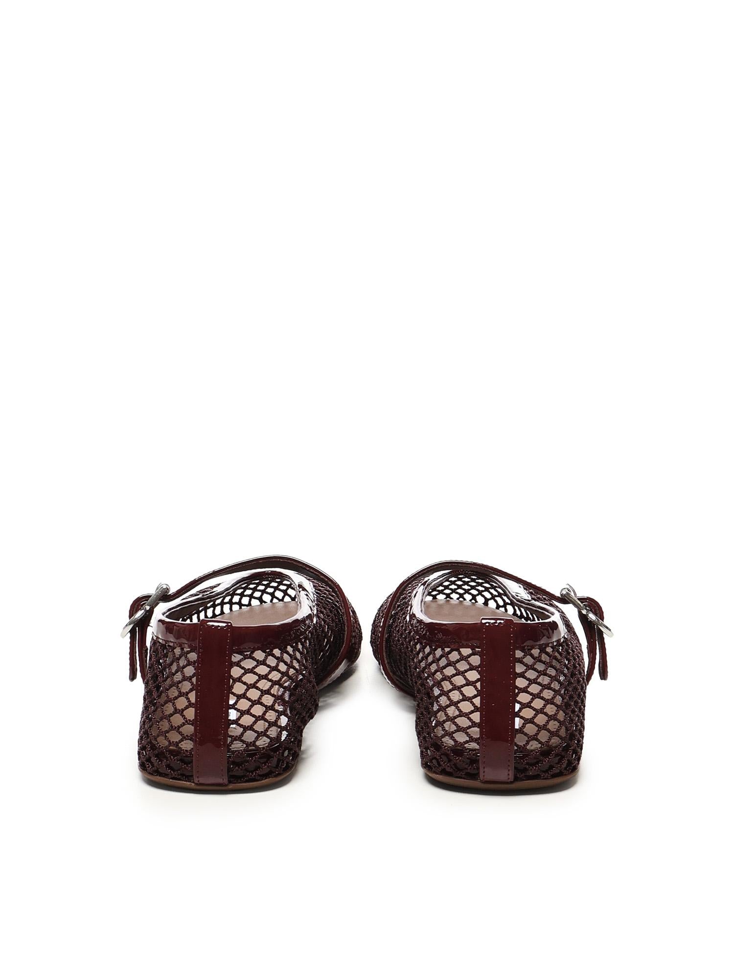 Ballerine Flat in rete<BR/> AA3A029TK007 325 ALAIA 