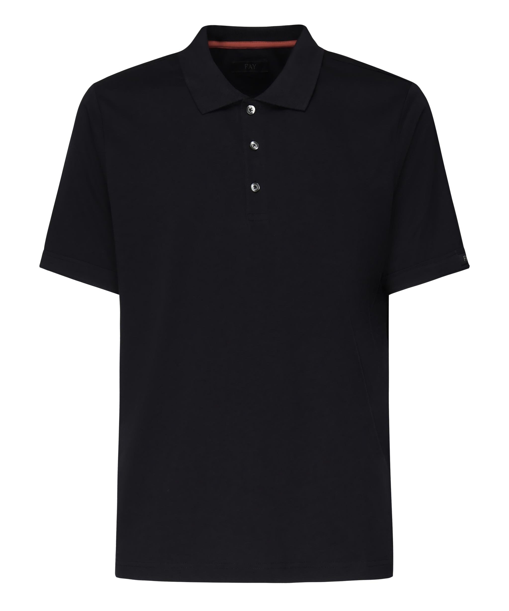 Polo in cotone con logo NPMB2501340UCX U806 FAY 