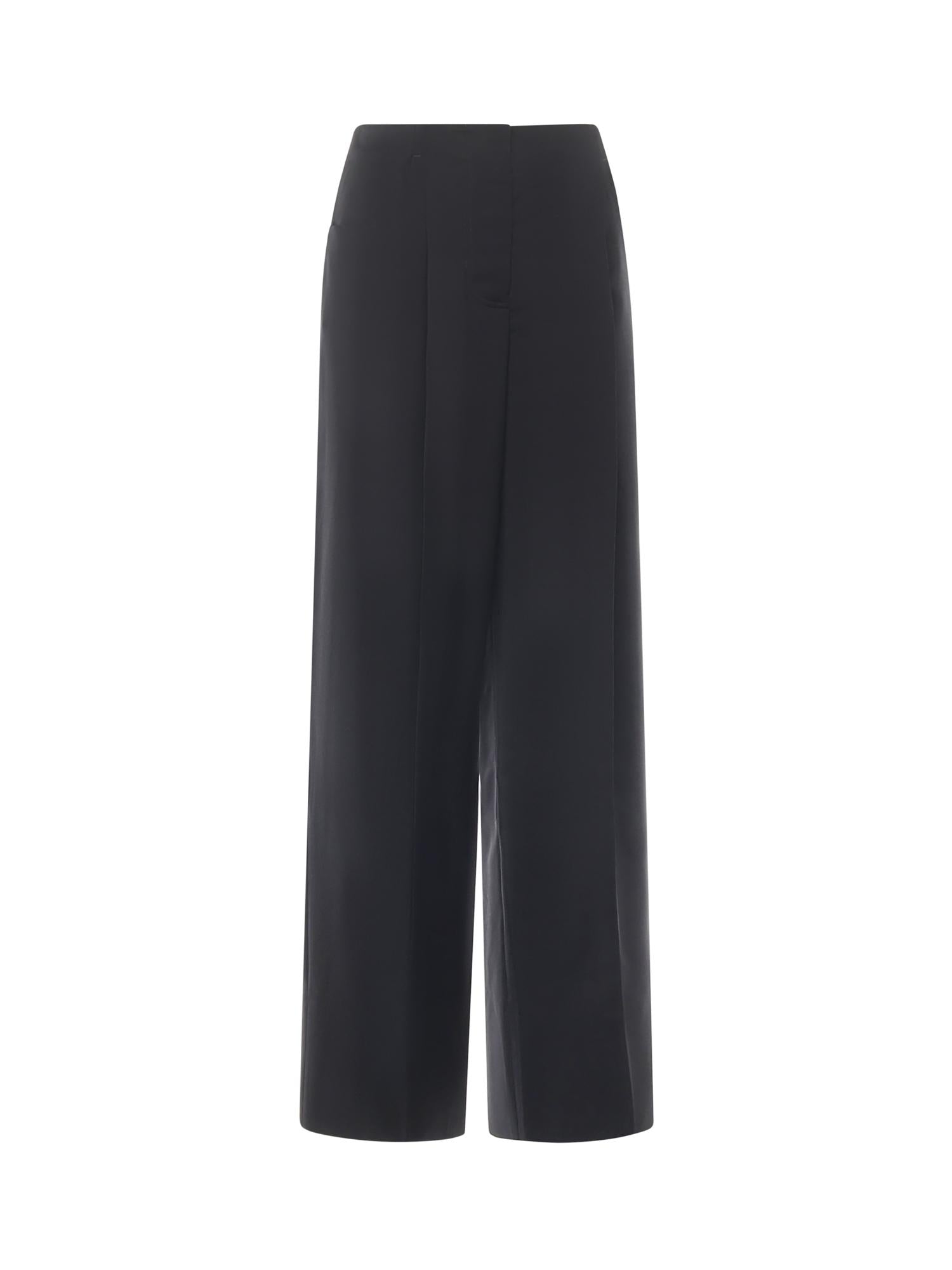 Pantaloni wide leg in lana e mohair FR6655 AQ3HF0GME FENDI 
