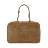 Borsa Beau in camoscio 5BB117 2CSSF0393 MIU MIU 