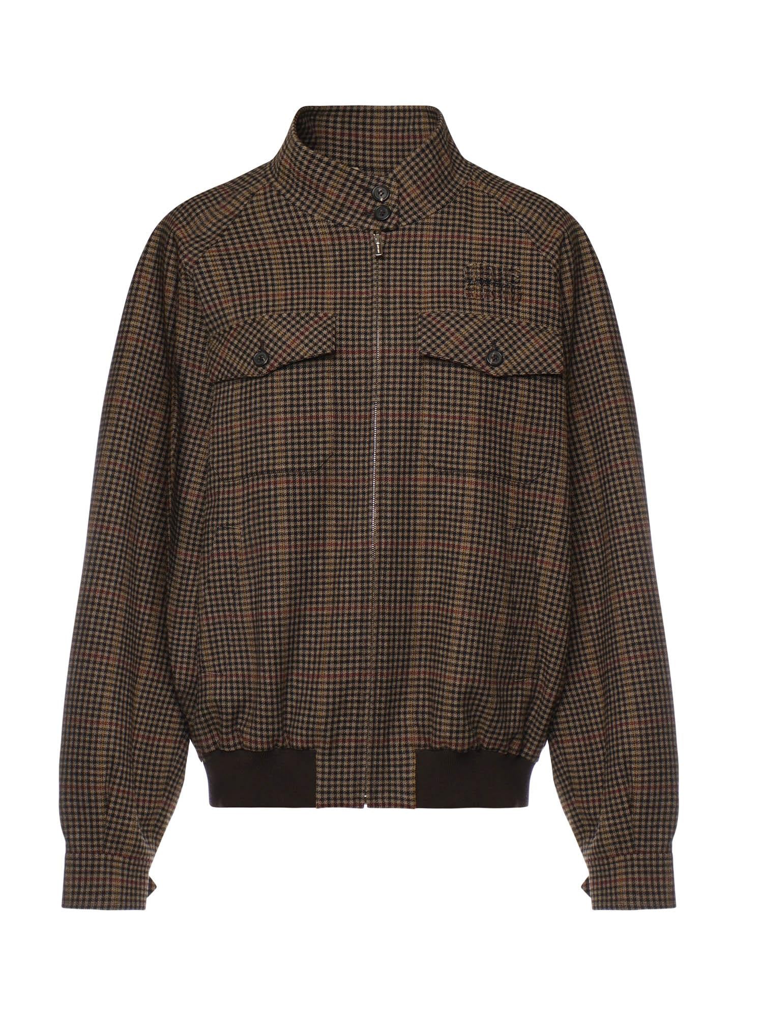 Blouson in Pied de poule check ML1261 181JF0040 MIU MIU 