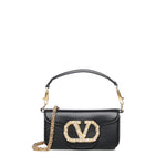 Borsa piccola a spalla Locò in vitello con logo gioiello 7W2B0K53 CXABBK VALENTINO GARAVANI 