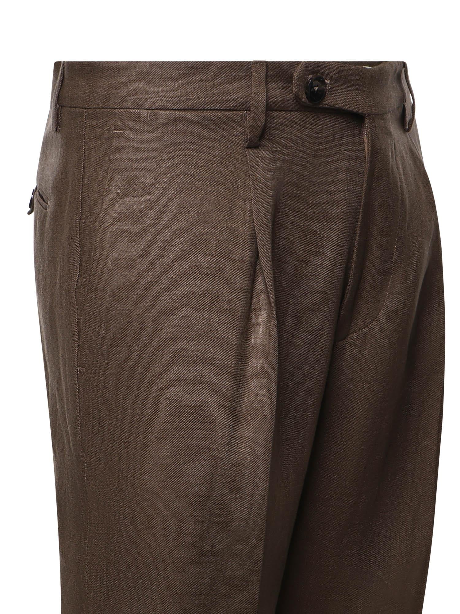 Pantalone Tk America in lino MCFRK3259S26 194 MICHAEL COAL 