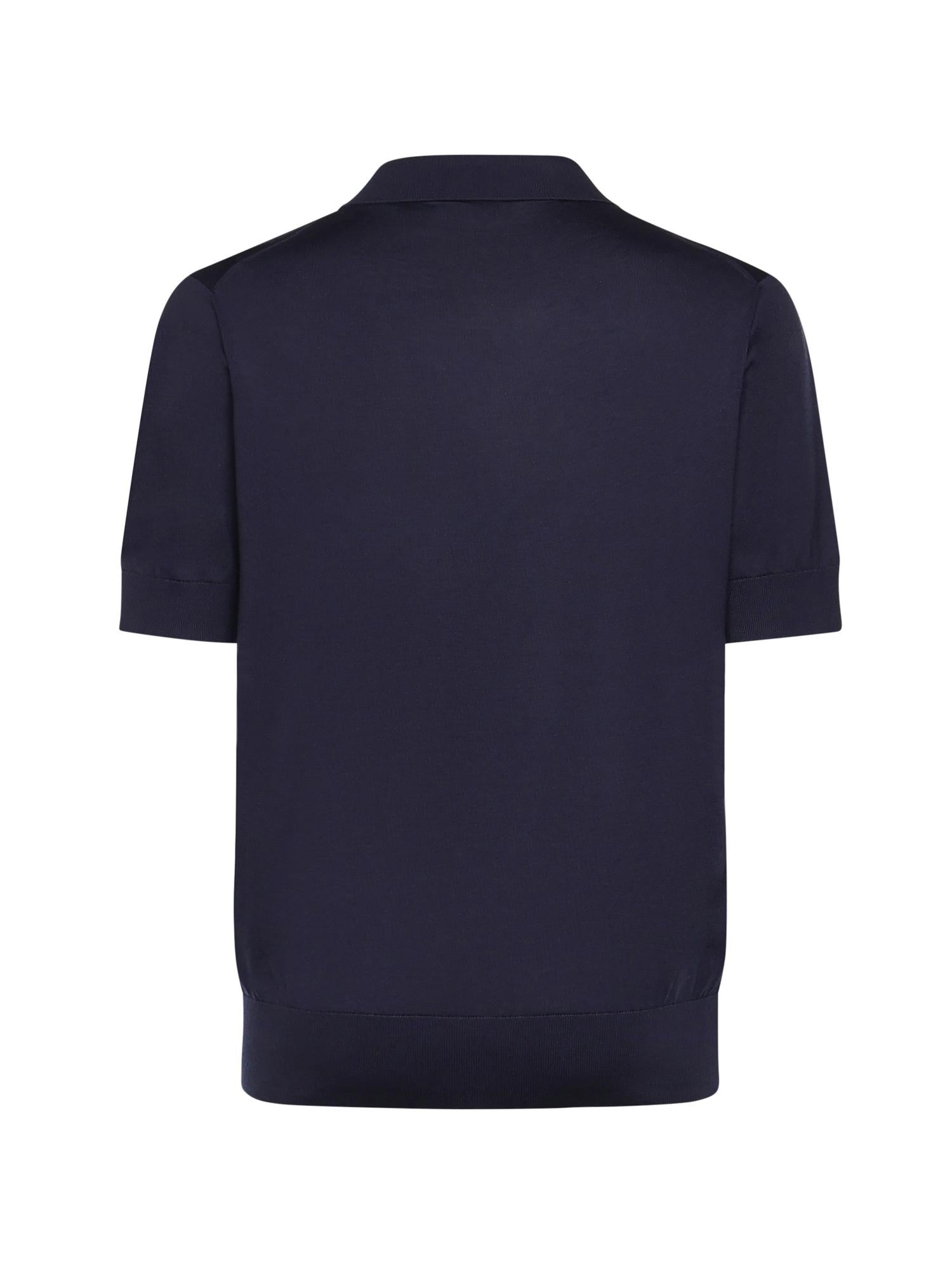 Maglia polo in seta GXZ02Z JBSO5B6712 DOLCE & GABBANA 