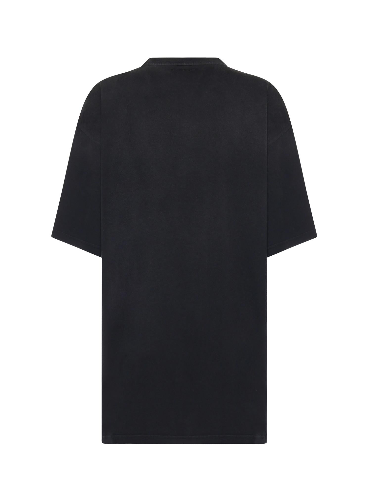 T-shirt in cotone con logo 126JTS237JS0273 9999 COURREGES 