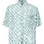 Camicia cropped Acquerello<BR/> SH002004 BLUCLR BONSAI 