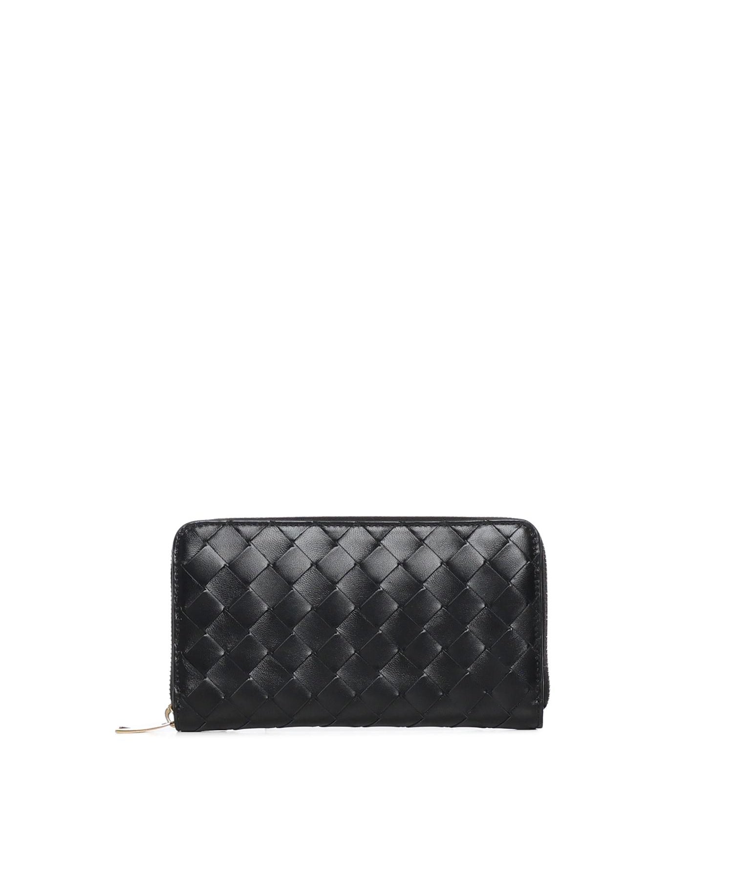 Portafoglio Intrecciato con zip 814674 VCPP28425 BOTTEGA VENETA 