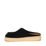 Sabot in suede nera con suola in para SBMR004004 P524600N99 MARNI 