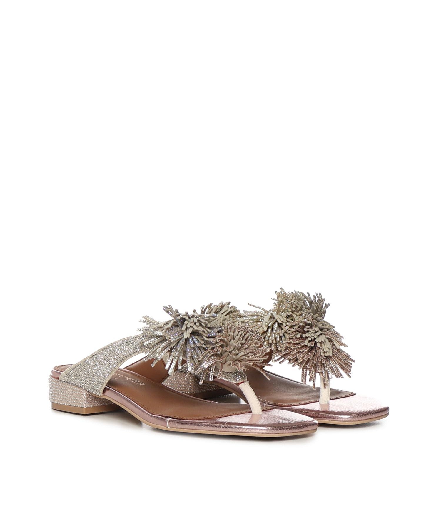 Sandali infradito Pom Pom 4365565689 METAL KURT GEIGER 
